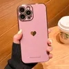 Случаи мобильного телефона мягкий любовь к сердечному корпусу для iPhone 11 12 13 14 15 Pro Max XS Max X XR 7 8 Plus SE 2020 Мини -воздушный силиконовый крышка J240418