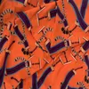 Orange Chain Digital Printing Fabric 100% Polyester High Elasticity High Fashion Textil Tyg för klänning Baddräkt Kostym Sewin 240409