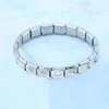 Bracelets de liaison 9 mm de largeur en acier inoxydable Femmes Christmas Valentin de la Saint-Valentin Pretty Charm