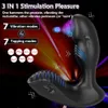 Massageador masculino masculino masculino Controle remoto sem fio Anal Vibrador Vibrador Butt Plug G Spot G estimular brinquedos sexy para homens