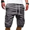 Herren -Shorts Männer Shorts Frachtshorts Sommer männliche Klappen Taschen Jogger Shorts Casual Military Tactical Cargo Shorts für Männer 240419 240419