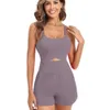 Cloud Hide Workout Sports Jumpsuit Women Pocket Bodysuit Sexy Gym Running Rompers Overalls One Piece Outfit Fiess Yoga Suit