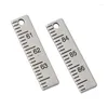 Charms Rainxtar Fashion Eloy Student Ruler Double Side School Stationery 8 33mm 10st AAC1944