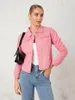 Vestes pour femmes wsevypo couleurs de denim décontractées