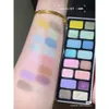 Qian Yan 16 colori ombretto ombreggiatore Cheerup pallete nero blu pavimentali blu paviglietti di occhiali per occhio tavolozza per trucco Qianyan Qianyan