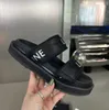 Tasarımcı Kadın Sandal Blok Jakard Kumaş Terlik Moda Siyah Tuval Kaydırıcı Lüks Ayakkabı Gladyatör Loafer Platform Platform Ayakkabı Topuklu Takip