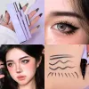 Eyeliner Silky Matte Black Liquid Liquid Eyeliner Makeup Ultrafine Waterproof non Blooming Eye Liner duraturo facile da indossare Strumenti di cosmetici