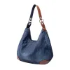 Tassen 2023 Grote luxe handtassen vrouwen tas ontwerper dames handtassen grote portemonnees Jean denim tote crossbody dames schoudertassen