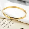 Bangle Stainless Steel 3 Color Love Luxury Brand Bracelet Gold Bracelet for Women Gift Fashion Bangle Silver Jewelry Shipping 2024L240417