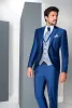 Smoking smoking design elegante sposo per matrimoni da sposa royal blu picched un pulsante due pezzi (blazer+pantalone) smoking business bello di buona qualità