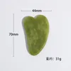 Gua Sha Facial Tool Natural Green Jade Stone Guasha Massager For Facial Lift Body Acupuncture Beauty Health SPA Anti Aging Wrinkle Skin Tighten