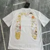 Trendig kinesisk stil ev stor m drake karp kort ärm för män sommarstudent par halva ärm lös botten t-shirt 926773