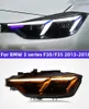 Samochodowe przednie światło Cała LED dla BMW 3 serii F30/F35 20 13-20 18 Zamieszkania DRL Signal Signal Signal LED Zespół reflektorów LED