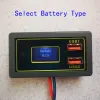 ZK-BC 4.5-32V 12V 24V Voltmètre de batterie au lithium de plomb 24V Ammeter 18650 Capacité Testeur de batterie Moniteur de batterie QC3.0