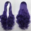 human curly wigs Chemical fiber high-temperature silk long curly hair wig banged womens full head set universal cos wig large wave color