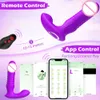 Briefs Kushor Vibrator Vrouwelijke Bluetooth -app Gecontroleerde draadloze stuwkracht Dildo G Spot Clitoris Stimulator Draag seksspeeltjes voor vrouwen