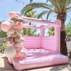 15x15ft 4.5x4.5m outdoor activities Inflatable Wedding Bouncer white birthday Jumper Bouncy Castle for adults and kids