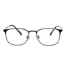 Solglasögon Fashion Metal närsutsatt glasögon Kvinnor Män myopiska optiska glasögon Pochromic recept 0 -0,5 -0,75 -1,0 till -4