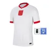 Kids Poland Jerseys de football Lewandowski Home Away 2024 Polska National Team Milik Piatek Grosicki Krychowiak Zielinski Football Shirt Kit Men Piszczek