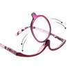 サングラス高齢の回転可能な読書メガネホームオフィススクール老視眼鏡200度アイアクセサリーバースデープレゼント