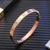 Designer Trend Titanium Steel Network Red Carter Couple Bracelet for Men and Women Full Diamond Non fading Straight YNTU