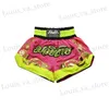 Mäns shorts Raja Muay Thai Shorts Cool Printing Barn Vuxen Fight Boxing For Men and Women Lose Fight Boxing Shorts MMA Pants Wholesale T240419