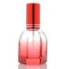 Storage Bottles Wholesale 15ml Hexagon Shape Colorful Glass Spray Perfume Bottle Empty Cosmetic Packaging Container