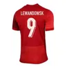 Kids Poland Jerseys de football Lewandowski Home Away 2024 Polska National Team Milik Piatek Grosicki Krychowiak Zielinski Football Shirt Kit Men Piszczek