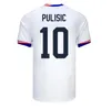 2024 2025 Jerseys de futebol pulisico Reyna Acosta Weah Aaronson McKennie 24 25 Maillot de Futol Ferreira Dest Morgan EUA Musah Futebol camisa Rapinoe não