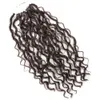 perruque bouclée humaine Wig Femmes longs bouclés coiffure femme Wig Fibre chimique Coiffure Crochet Hair River Loc
