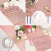 10PCS Glitter Sequin Table Runner Gold Silver Rose Table Cloth Sparkle Table Covers for Wedding Birthday Christmas Decoration 240419