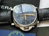 Panerei Mens Luminors Marina orologi da polso meccanico Scatola di certificato di orologio automatico Paneraiss completamente automatico orologio meccanico da uomo Piastra blu Prec Z4S8