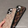 Cell Phone Cases Suitable for trendy 14promax phone case 15 protective leather veneer 13pro full package anti drop H240419