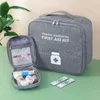 TGA8 First Aid Supply Mini Portable Medicine Rangement Sac de rangement Travel First Aid Kit Sacs de médecine Organisateur Camping Outdoor Emergency Survival Sac Pill D240419