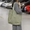 Sacs réutilisables en papier tapisté plissé sacs sacs de magasin de dupont respectueux de l'environnement