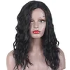 2024 NOUVEAU plus récente de haute qualité 18 pouces Central Partiting Long Wigs 2024 Vente chaude Black Small Wave Clain en gros Europe Amérique Fashion Permed Rose Rose Net Curly Wig