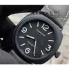 HENS Watchs Sports Quartz Série Radiomir 45 mm 45 mm Pam00643 Ink Black Ceramic Manual Mechanical Men's Watch est authentique