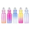 Storage Bottles 20/30/50pcs/pack 5ml Glass Roll On With Metal Roller Balls Sample Test Vials For Essential Oils Perfume Travel