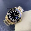 2024 Fashion Watch RLX 116618 Luxury Watch Sub Clean Black Dive All-Inclusive Gold Dandong 3135 Mechanische Bewegung 40mm904L Stahlgeschäft Tuhai Favorit 3FBU