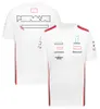 2023 F1 official with the same new hot-selling racing suit summer short-sleeved quick-drying breathable team suit plus size customized driver's suit.