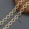 Colliers de pendentif Gufeather C146diy ChainPass Pass Reachnickel Free18K Gold Rhodium PlatedCopper Metaldiy Bracelet CollierJewelry Making1m / Lot 240419