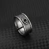 Temu Gods Eye Ring Mens Fashion Designパーソナライズされた人差し指の中間シングルオープン