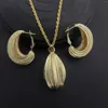 Naszyjnik Zestawy Dubai Biżuteria Zestawy Boguń dla kobiet 18 K ZŁOTA Płytte Złoty łańcuch Modna moda Prezenty weselne Prezenty