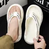 Sandals 2024 Men's Flip Flops Summer Anti Slip Outdoor Garden Comfortable And Soft Beach Slippers Thick Soles