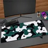 Muskuddar handled vilar blå lila konstmus pad pc gamer gaming muspad xxl musmatta tangentbord skrivbord matta bord mattan mausepad dator bärbar dator diy pad y240419