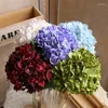 Dekorative Blumen 3d Single Hortensie Blume künstliche Floße Home Decor Weihnachten Hochzeit Brautstrauß Wandset