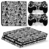 Joysticks för PS4 Pro Skin Man Sticker Camo Game Accessories Vinyl Decal Sticker Skin för PS4 Pro Console Pink Color P5