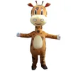 High quality Giraffe Mascot Costumes Halloween Fancy Party Dress Cartoon Character Carnival Xmas Easter Advertising Birthday Party Costume Outfit