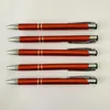 Promotion de haute qualité Rouge Metal Ball Pen Bureau scolaire Écriture de gravure de gravure conception personnalisée