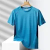 Спортивные мужские спортзал Quick Dry Dry Sete Tshirts Fashion для летних коротки